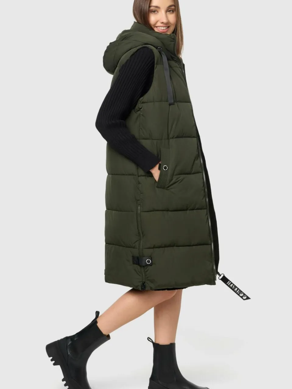 Damen Navahoo Jacken & Westen>Damen Steppweste - Schnuffelchen