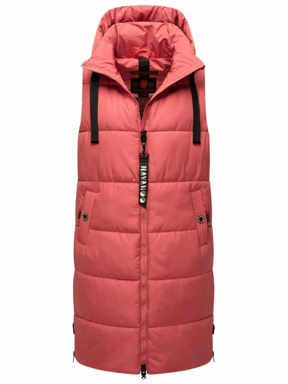 Navahoo Jacken & Westen<Damen Steppweste - Schnuffelchen rot uni