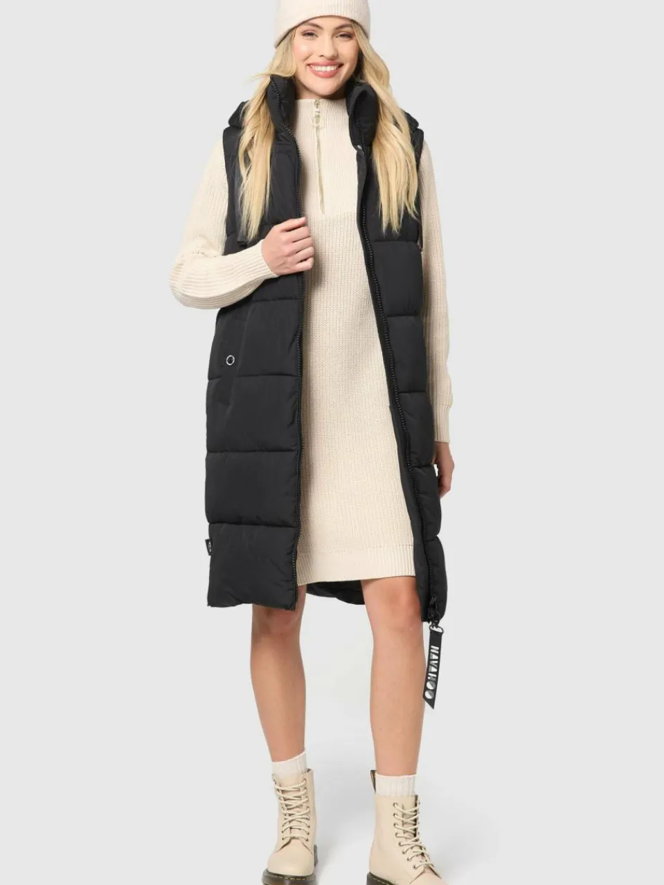 Damen Navahoo Jacken & Westen>Damen Steppweste - Schnuffelchen