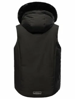 Navahoo Jacken & Westen<Damen Steppweste - Zimthäschen XIV schwarz uni