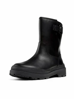 Camper Stiefel<Damen Stiefeletten - Brutus Trek schwarz uni