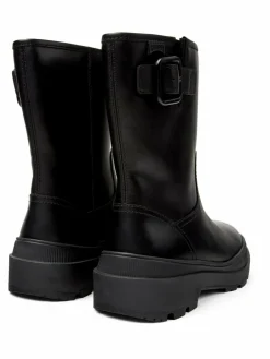 Camper Stiefel<Damen Stiefeletten - Brutus Trek schwarz uni