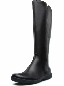 Camper Stiefel<Damen Stiefeletten - Spiral schwarz uni
