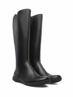 Camper Stiefel<Damen Stiefeletten - Spiral schwarz uni