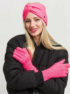 Fraas Mützen & Hüte<Damen Stirnband pink uni