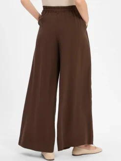 More & More Hosen<Damen Stoffhose schoko uni