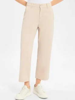 MAC Hosen<Damen Stoffhose beige uni