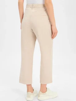 MAC Hosen<Damen Stoffhose beige uni