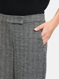 Betty & Co Hosen<Damen Stoffhose schwarz mehrfarbig gemustert