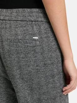 Betty & Co Hosen<Damen Stoffhose schwarz mehrfarbig gemustert