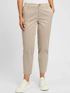 Street One Hosen<Damen Stoffhose beige uni