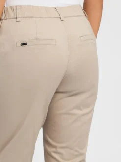 Street One Hosen<Damen Stoffhose beige uni