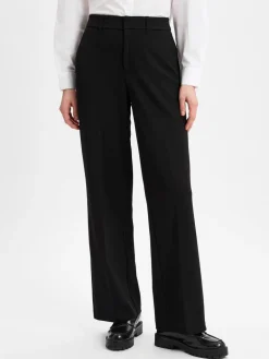 s.Oliver Hosen<Damen Stoffhose schwarz uni