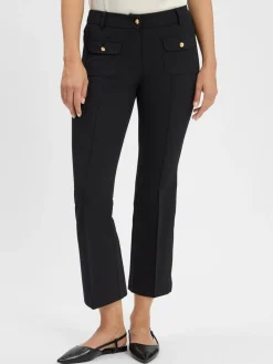 Cambio Hosen<Damen Stoffhose - Farah schwarz uni