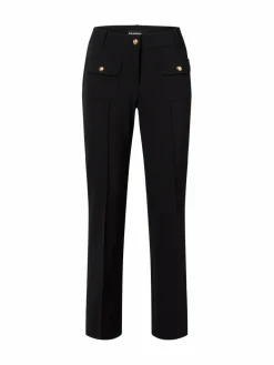 Cambio Hosen<Damen Stoffhose - Farah schwarz uni