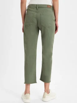 s.Oliver Hosen<Damen Stoffhose - Karolin oliv uni