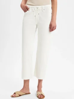 s.Oliver Jeans|Hosen<Damen Stoffhose - Karolin ecru uni