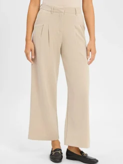 Msch Copenhagen Hosen<Damen Stoffhose - MSCHMirabelle beige meliert