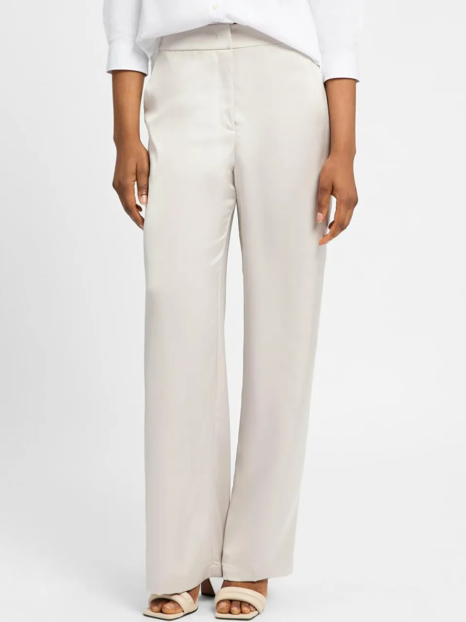 JOOP! Hosen<Damen Stoffhose - Pearl silber uni