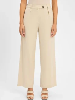 Damen Marie Lund Hosen>Damen Stoffhose mit Leinen-Anteil