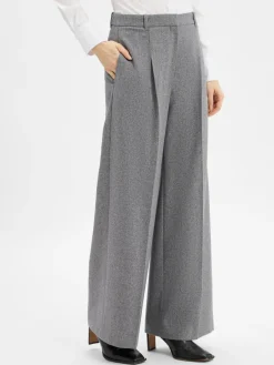 Damen BOSS Hosen>Damen Stoffhose mit Woll-Anteil - Tiana