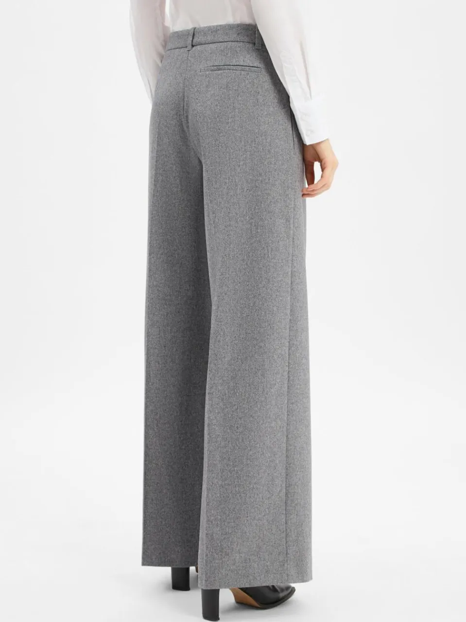 Damen BOSS Hosen>Damen Stoffhose mit Woll-Anteil - Tiana