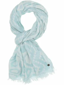 Fraas Schals & Tücher<Damen Stola hellblau gemustert