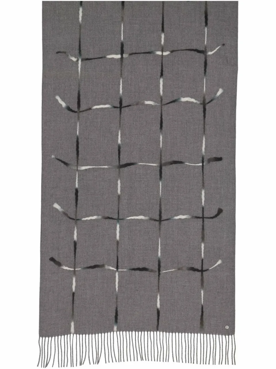 Fraas Schals & Tücher<Damen Stola grau kariert