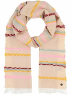 Fraas Schals & Tücher<Damen Stola gelb gemustert