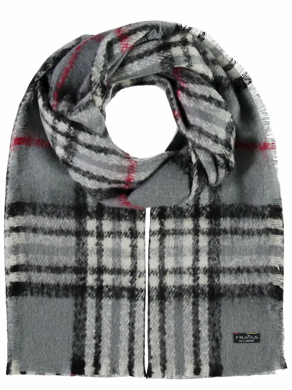 Fraas Schals & Tücher<Damen Stola grau kariert