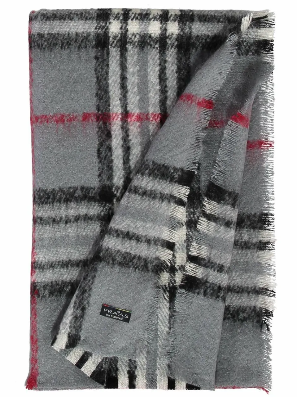Fraas Schals & Tücher<Damen Stola grau kariert