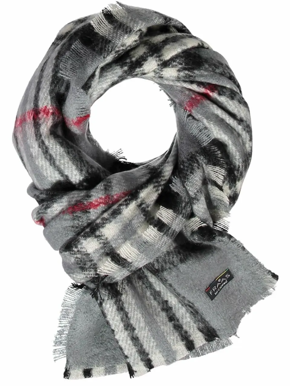 Fraas Schals & Tücher<Damen Stola grau kariert
