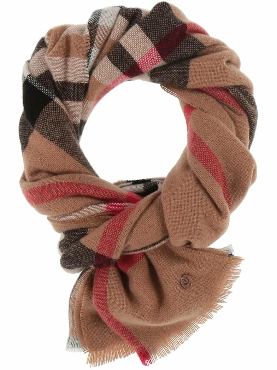 Fraas Schals & Tücher<Damen Stola camel kariert