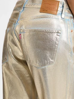 Levi's Hosen|Jeans<Damen Straight Jeans gold hellblau uni