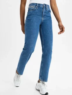 Calvin Klein Jeans Hosen<Damen Straight Jeans light stone uni