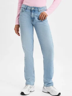 Damen JJXX Jeans>Damen Straight-fit -Jeans -JXNice SL Straight MW