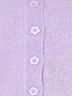 MyMo Pullover & Strickjacken<Damen Strickcardigan lila uni