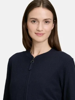 Betty & Co Pullover & Strickjacken<Damen Strick-Cardigan marine royal uni