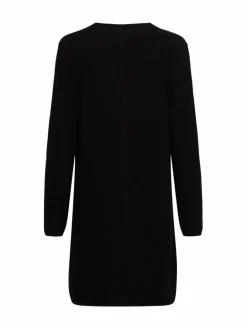 comma Pullover & Strickjacken<Damen Strickhülle schwarz uni