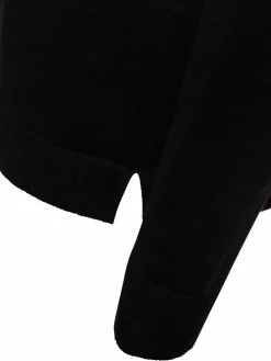 s.Oliver Pullover & Strickjacken<Damen Strickhülle schwarz uni