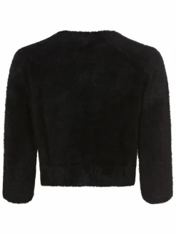 Marie Lund Blazer|Pullover & Strickjacken<Damen Strickhülle schwarz uni