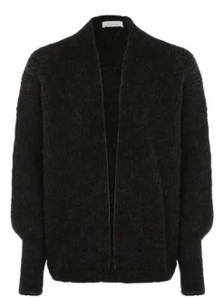 american vintage Pullover & Strickjacken<Damen Strickhülle mit Alpaka-Anteil - Gilet East anthrazit uni