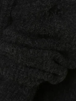 american vintage Pullover & Strickjacken<Damen Strickhülle mit Alpaka-Anteil - Gilet East anthrazit uni