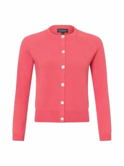 Franco Callegari Pullover & Strickjacken<Damen Strickjacke koralle uni