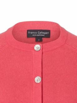 Franco Callegari Pullover & Strickjacken<Damen Strickjacke koralle uni