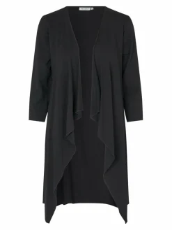 Masai Pullover & Strickjacken<Damen Strickjacke schwarz uni