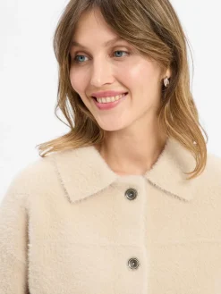 Rino & Pelle Jacken & Westen|Pullover & Strickjacken<Damen Strickjacke beige uni