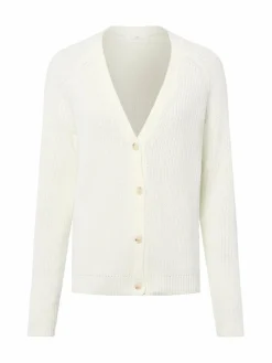 Fynch-Hatton Pullover & Strickjacken<Damen Strickjacke ecru uni
