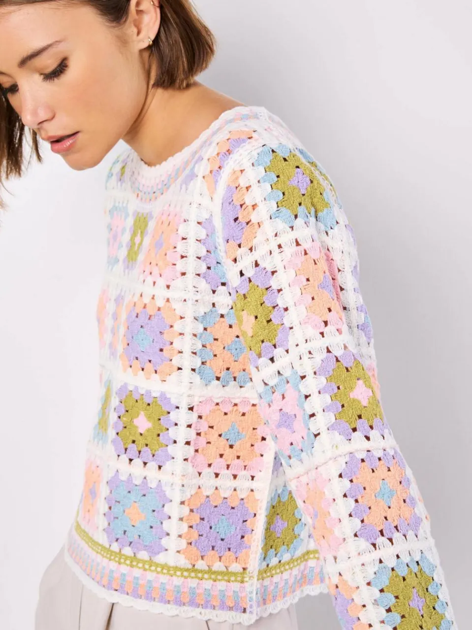 Damen Apricot Pullover & Strickjacken>Damen Strickjacke