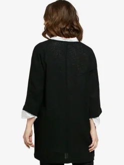 Masai Blazer<Damen Strickjacke schwarz uni